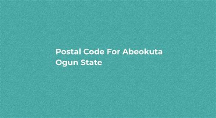 Abeokuta Postal or Zip Codes (Ogun State)