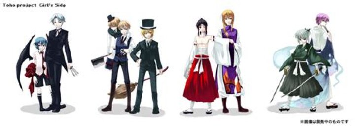 Are there any male touhou characters
