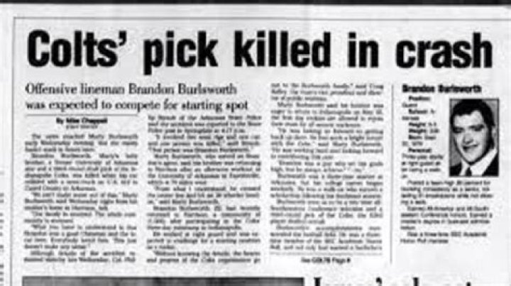 Brandon Burlsworth Death Cause And Scene