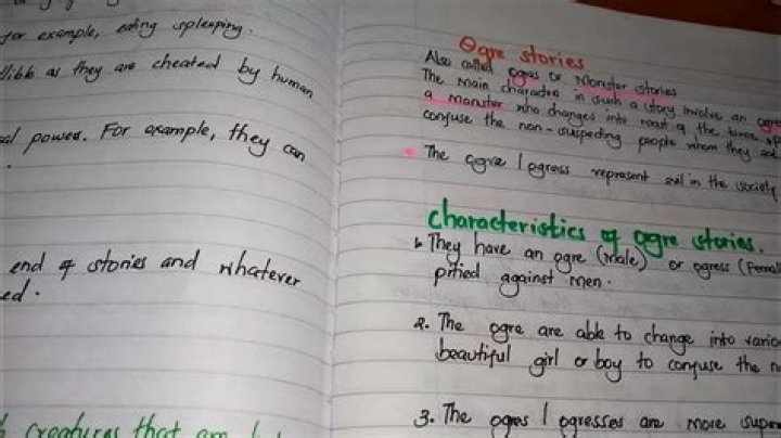 Characteristics of ogre narratives