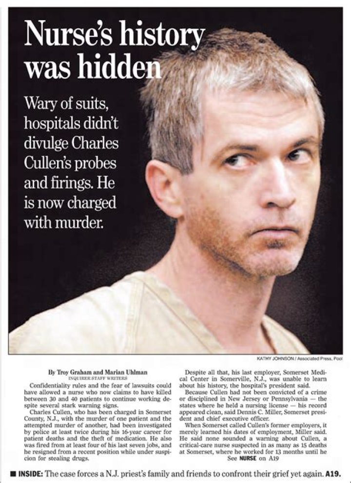 Charles Cullen’s biography, net worth, fact, career, awards and life story