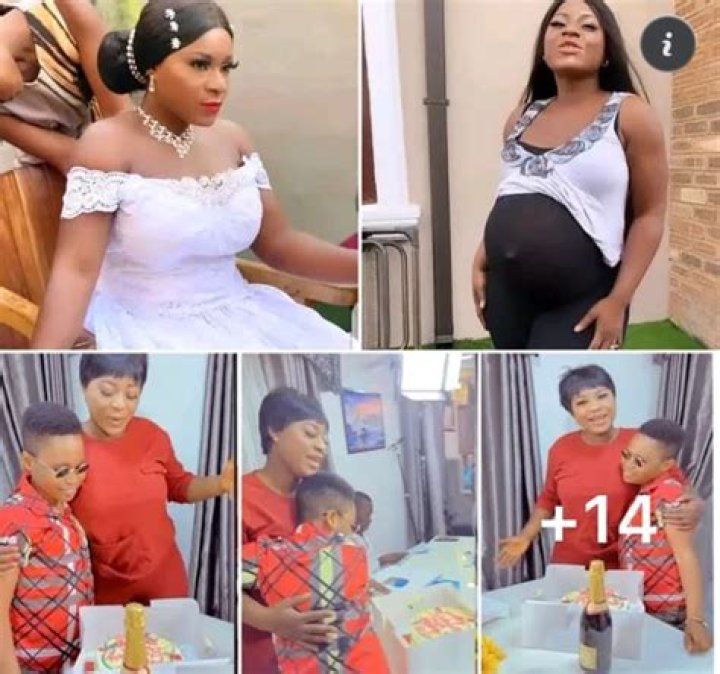 
Destiny EtikoNollywood Actress, Destiny Etiko In Tears As Her Son Gave Her Unexpected Birthday Surprise 