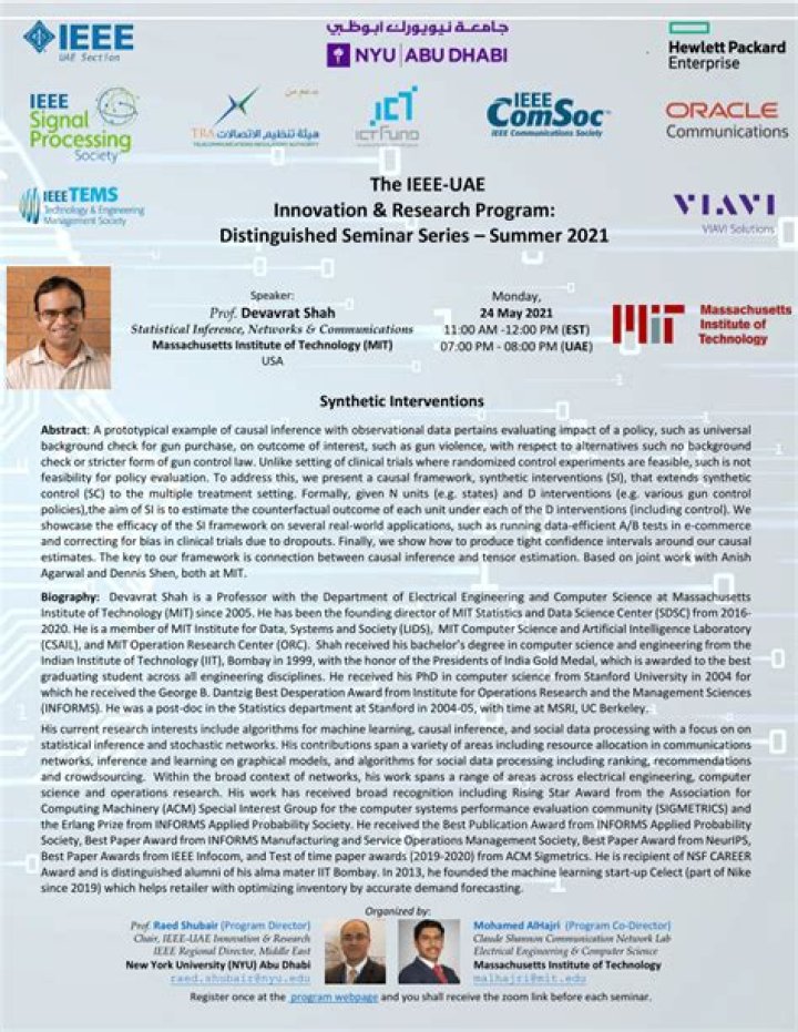 Devavrat Shah’s biography, net worth, fact, career, awards and life story