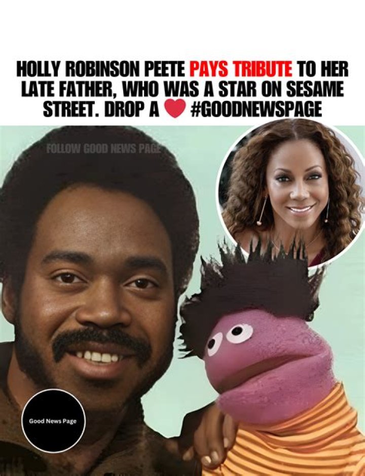 Did You Know Holly Robinson Peete Father Matt Robinson Was A Sesame Street Star?