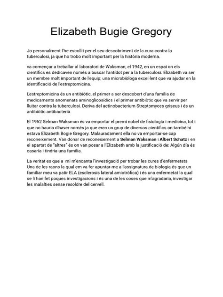 Elizabeth Bugie’s biography, net worth, fact, career, awards and life story