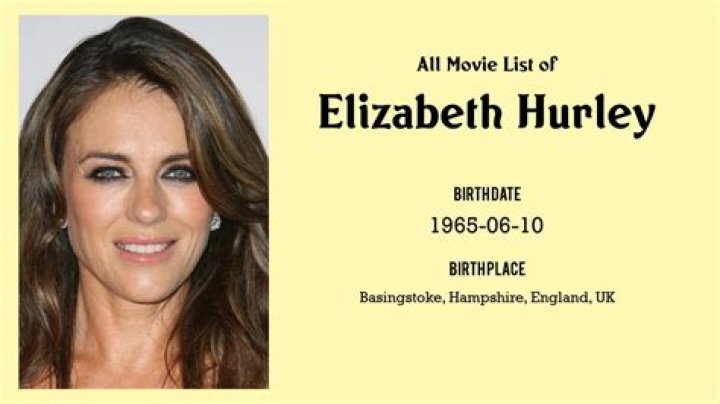 Elizabeth Hurley Filmography, Movie List, TV Shows and Acting Career.