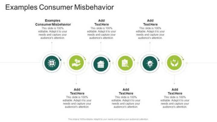 Examples of consumer misbehavior