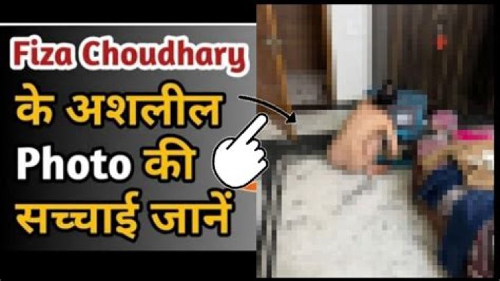 Fiza Choudhary Viral Video And Photos Leaked: Scandal And Controversy Explained