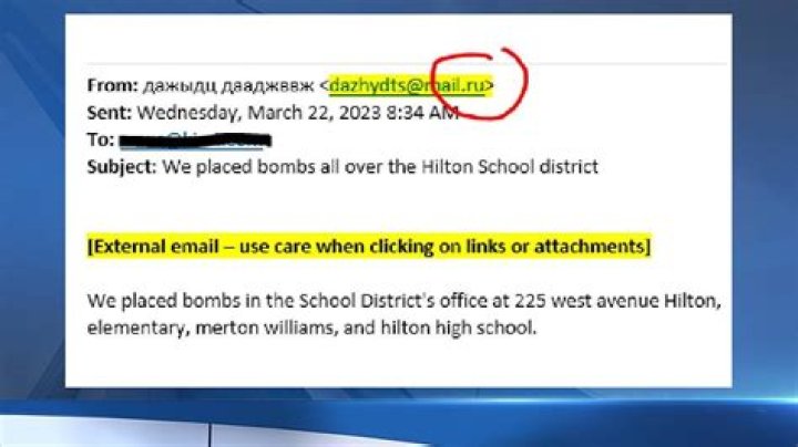 Hilton bomb threat: Schools evacuated after receiving emails against LGBTQ book