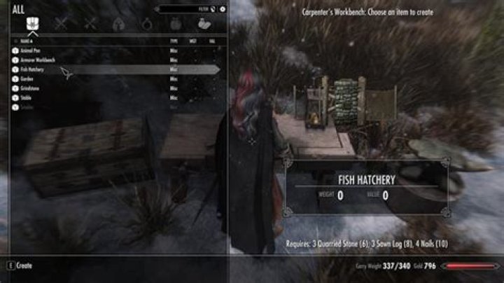 How do you activate fish hatchery in skyrim