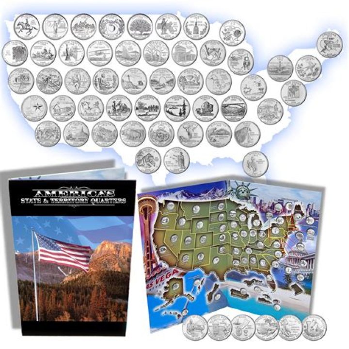 How much is a 50 state quarter collection worth