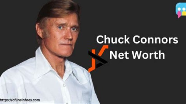 How Much Money Does Chuck Connors Make? Latest Chuck Connors Net Worth Income Salary