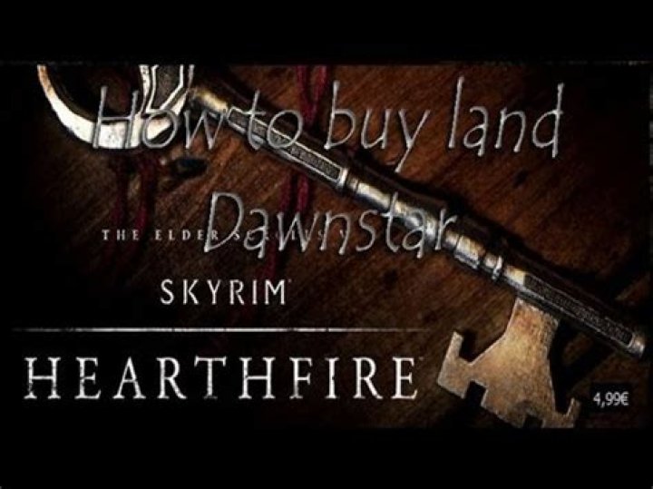 How to buy land in dawnstar