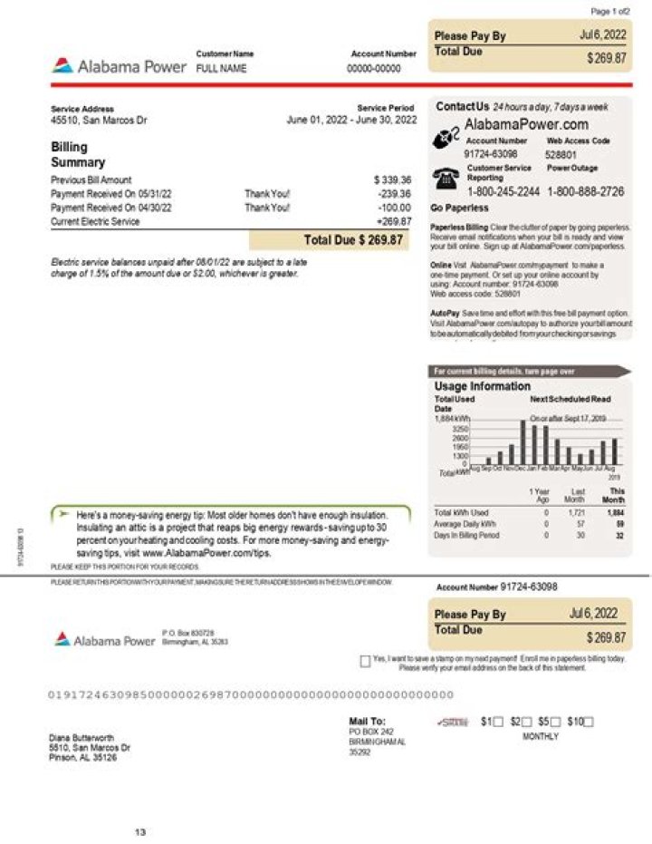How to cancel budget billing alabama power