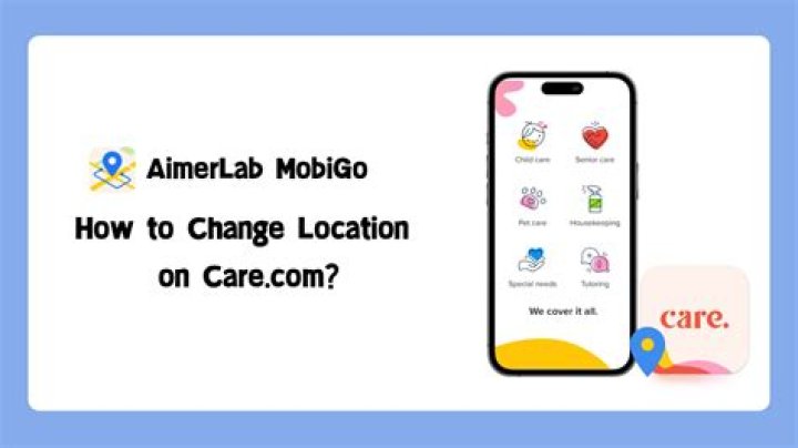 How to change location on care com