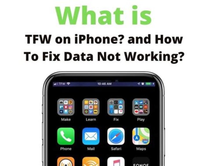 How to change tfw on iphone