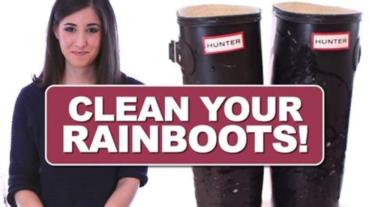 How to clean rain boots