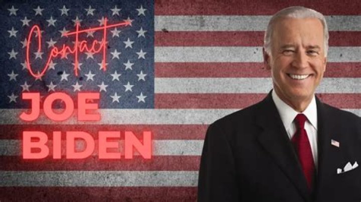 How to contact joe biden