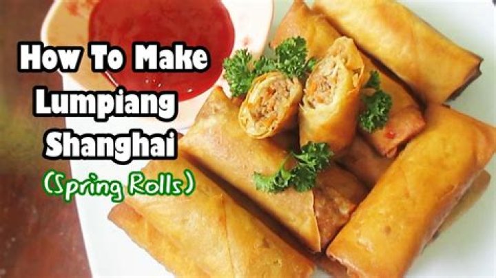How to cook lumpiang shanghai