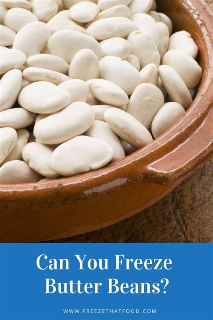 How to freeze butter beans
