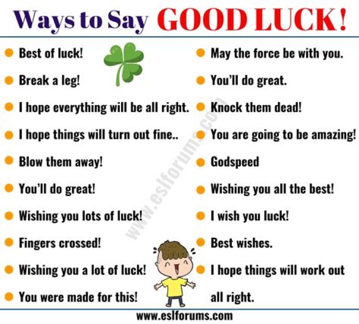 How to have good luck