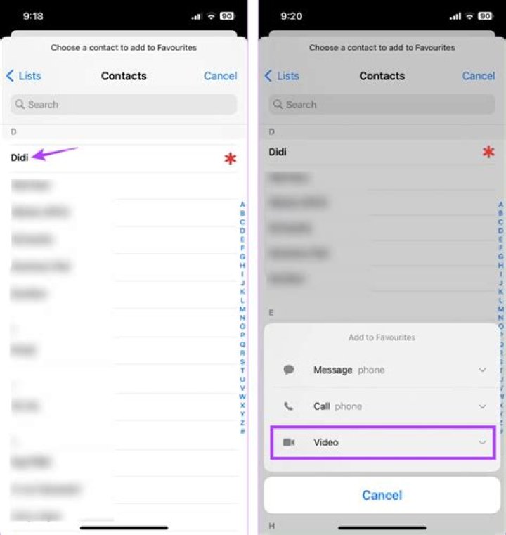 How to make google a favorite on iphone