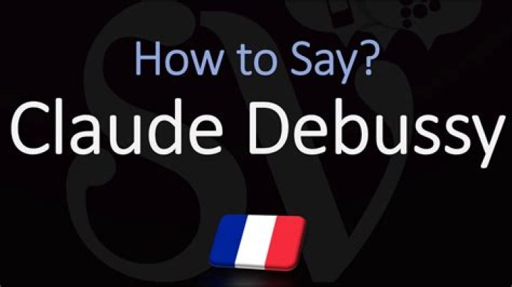 How to pronounce claude debussy