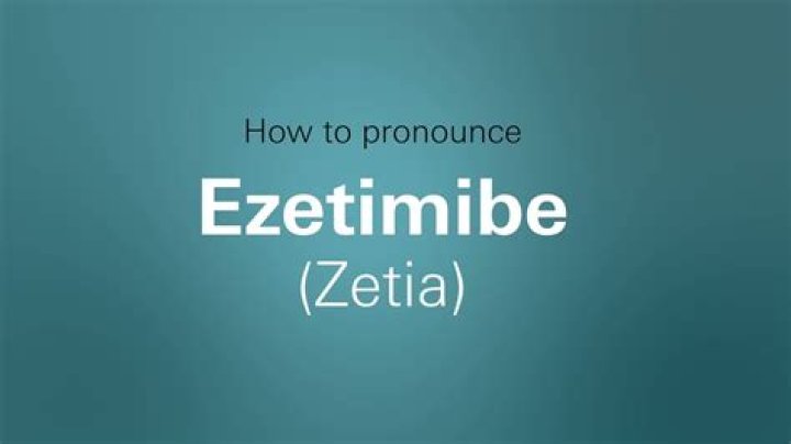 How to pronounce ezetimibe