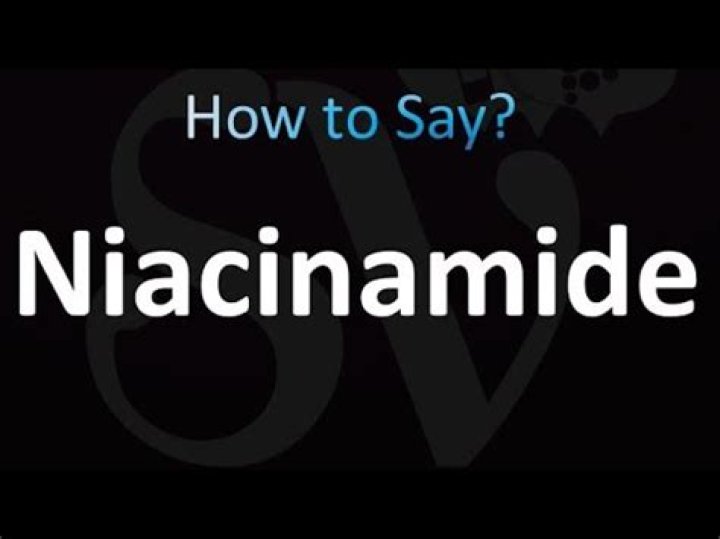 How to pronounce niacinamide
