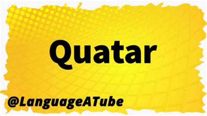 How to pronounce quatar