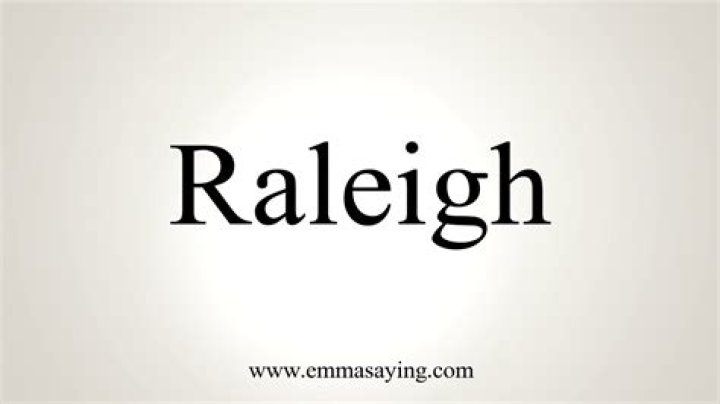 How to pronounce raleigh