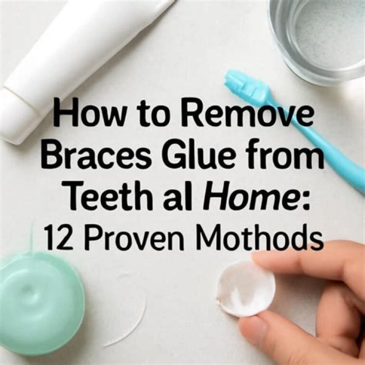 How to remove braces glue