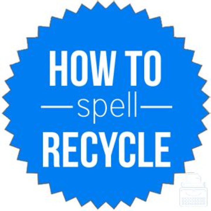 How to spell recycle