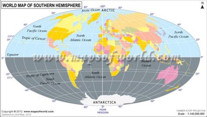 Is hawaii northern or southern hemisphere