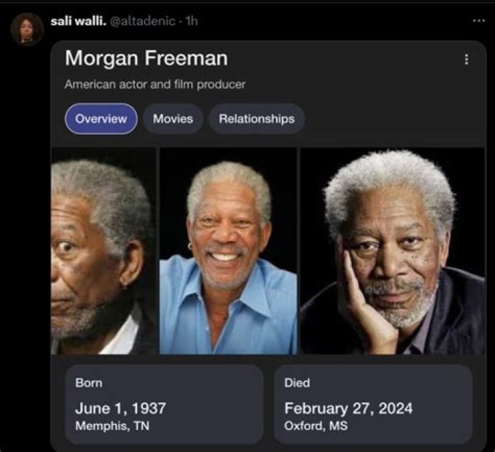 Is Morgan Freeman dead? His wife, son, height, religion, is he gay?