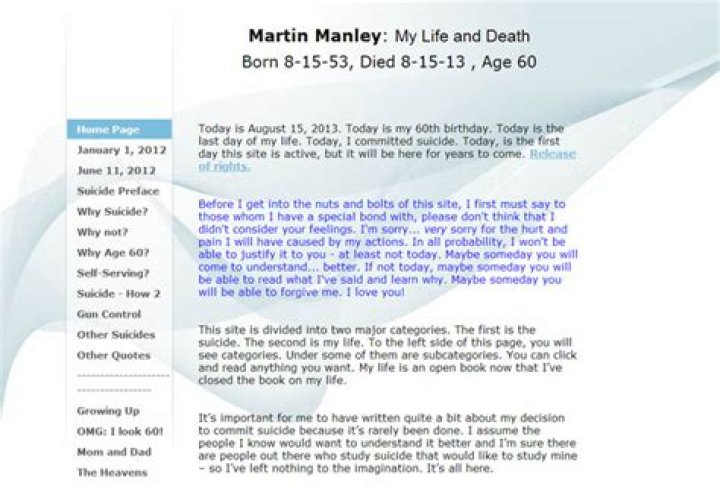 
Martin Manley Suicide Story On Website Leaves Readers In Shock -Here’s What We Know 
