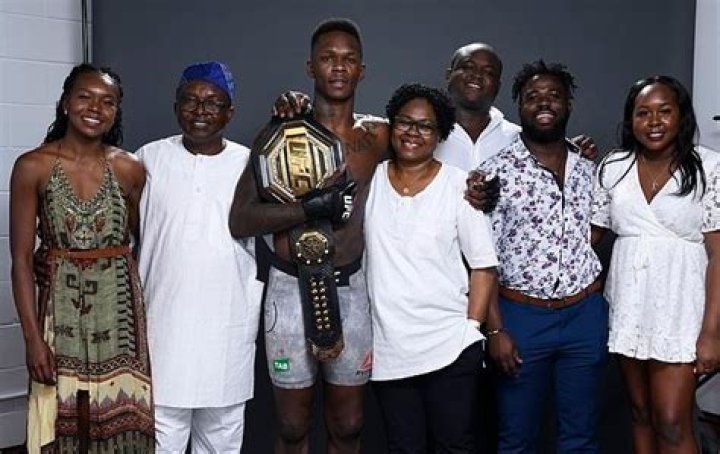 Meet Israel Adesanya Parents Oluwafemi And Taiwo – How Many Brother And Sister Does He Have?