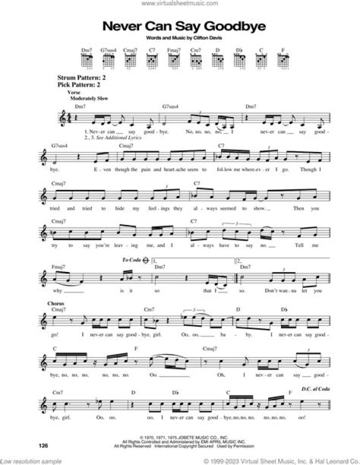 Monica’s
Never Can Say Goodbye Lyrics