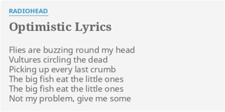 Radiohead’s
Optimistic Lyrics
