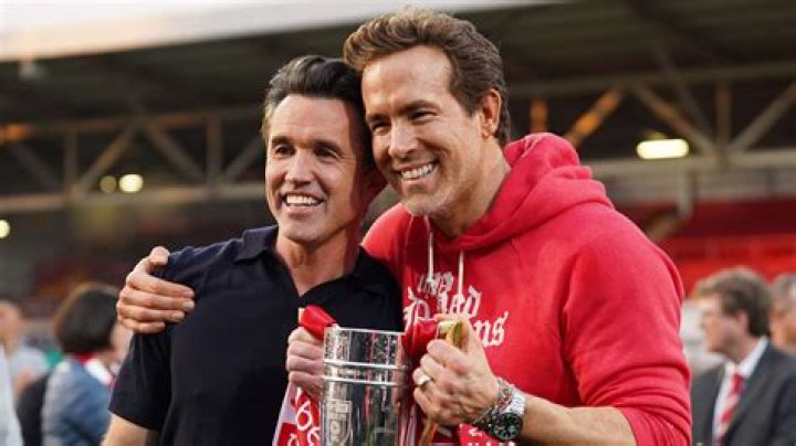 
Rob McElhenney Celebrates Wrexham Co-Owner Ryan Reynolds’ Birthday with ‘Hideous’ Blimp of His Face 