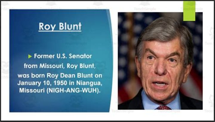 Roy Blunt Biography, Age, Family, Image, Wife, Office,Family, Net Worth,