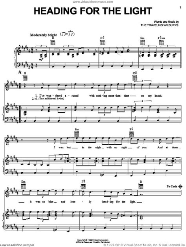 Roy Orbison’s
Heading For The Light Lyrics