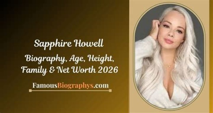 Sapphire Nicole Howell Height, Weight, Net Worth, Age, Birthday, Wikipedia, Who, Instagram, Biography