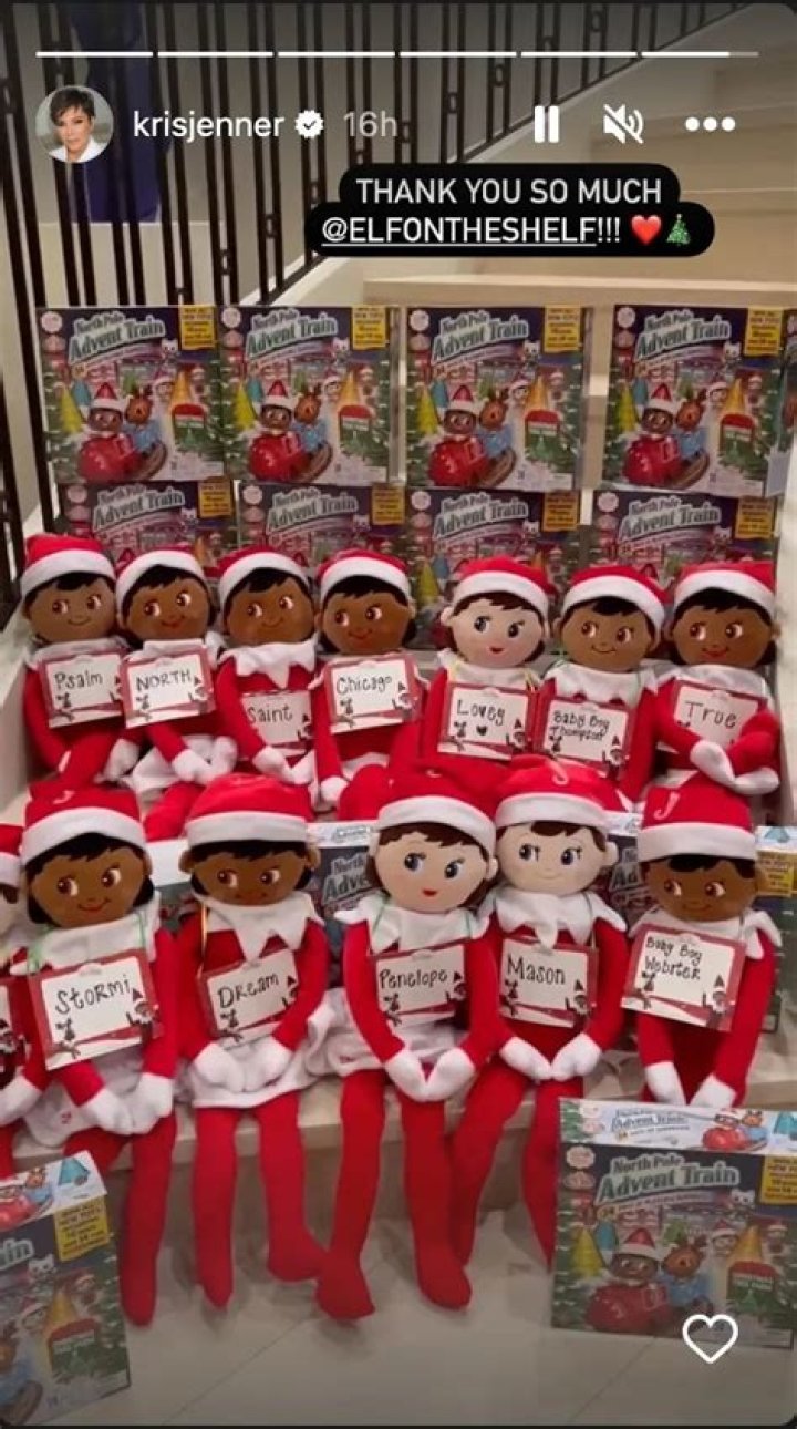 
See Kris Jenner’s Epic ‘Elf on a Shelf’ Dolls of Her and Her 12 Grandkids amid Holiday Prep 