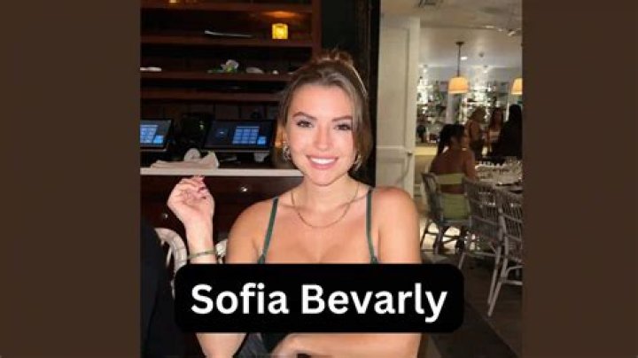 Sofia Bevarly Bio, Wiki, Age, Height, Boyfriend, Family, Salary and Net Worth
