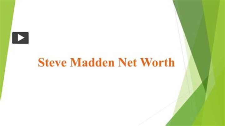 Steve Madden Net Worth, Biography, Wiki, Announcement, Ethnicity, Career, Age, Parents, Wife, Photos or More