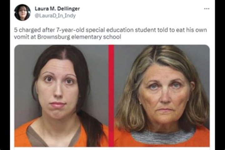 
“Those teachers have lost their freaking mind”: Brownsburg elementary school teachers leave netizens outraged as boy gets told to eat his own vomit 