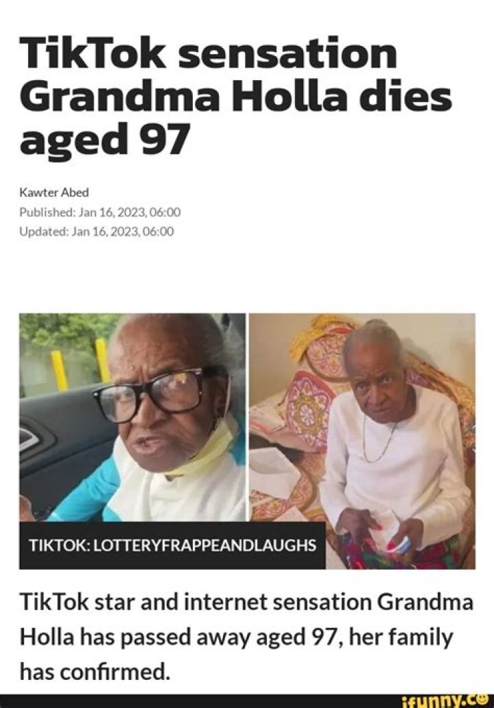 TikTok Grandma Ms. Holla Cause of Death: Beloved Internet Sensation Dies at Age 97