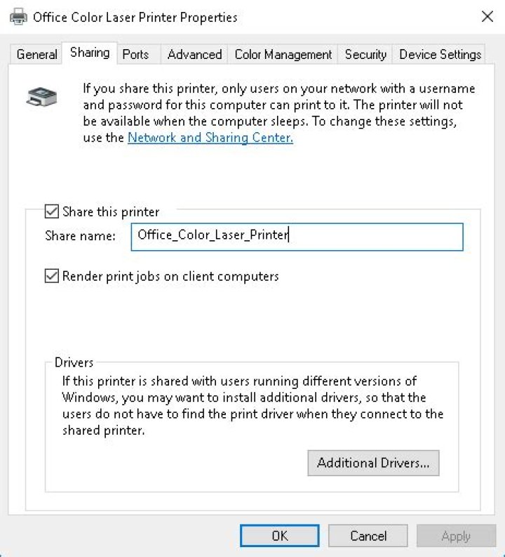 What does render print jobs on client computers mean