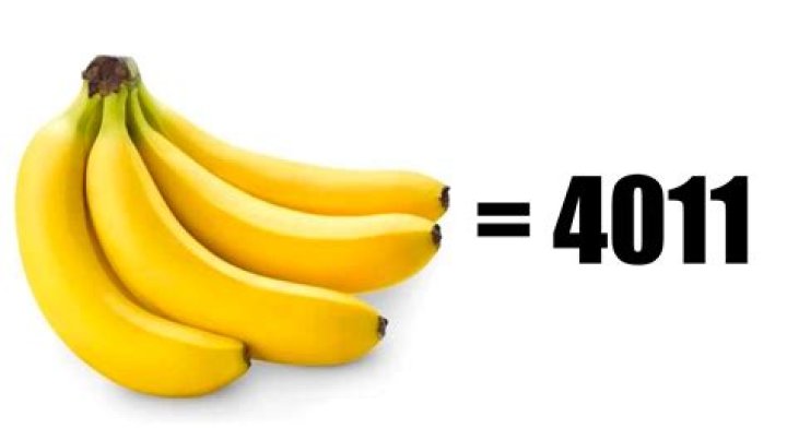 What does the code 4011 mean on a banana